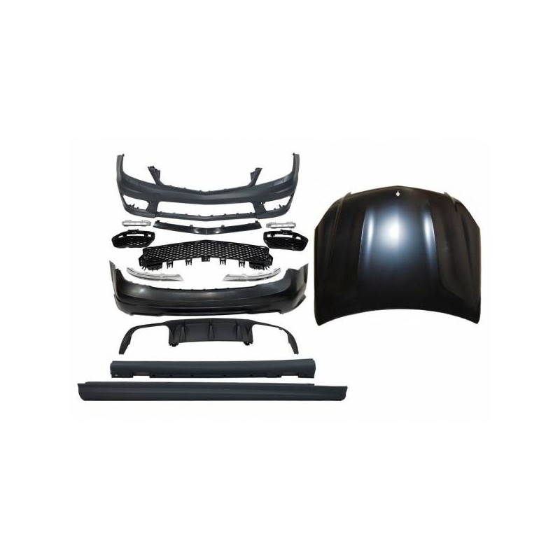 Kit De Carrocería Mercedes W204 Coupe 2007-2013 Look AMG
