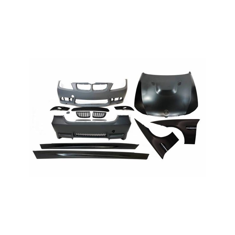 Kit De Carrocería BMW E90 05-08 Look M3 Con Aletas