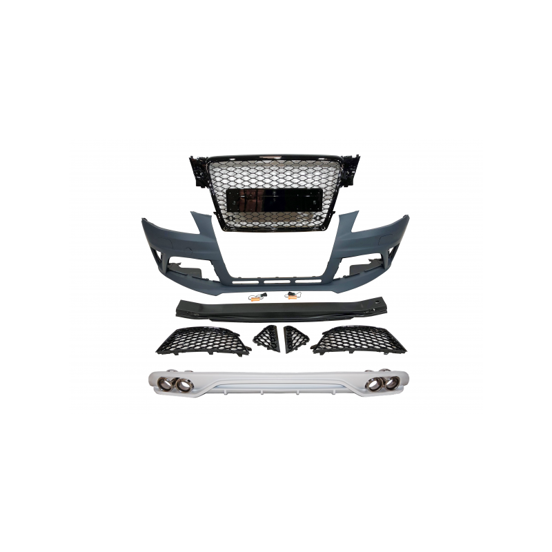 Kit De Carrocería Audi A4 2009-2012 B8 Look RS4 ABS