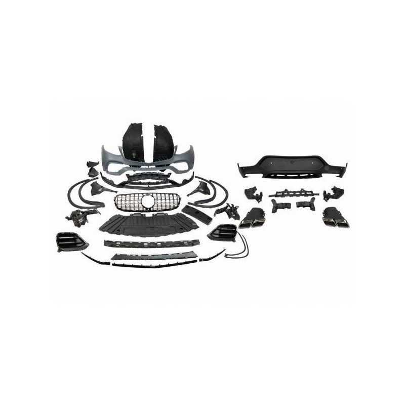 Kit De Carrocería Mercedes X253 GLC Coupe 2016-2019  look GLC 63 2020