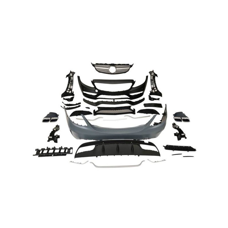 Kit De Carrocería Mercedes W205 2014-2018 4P Look C63
