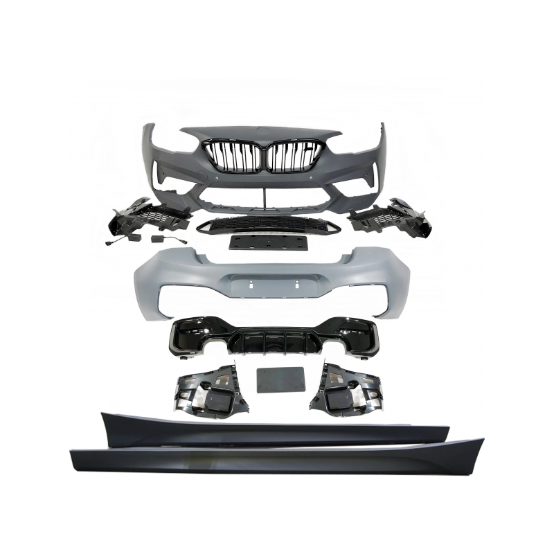 Kit De Carrocería BMW F20/F21 LCI M2C 2 Salidas doble Brillante Negro
