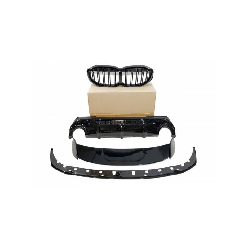 Kit De Carrocería BMW F40 M Performance Negro Brillante