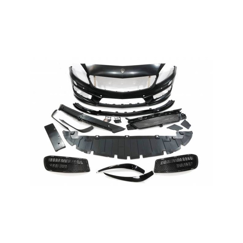 Paragolpes Delantero Mercedes W176 2012-2015 A45 Look AMG Con Sensores