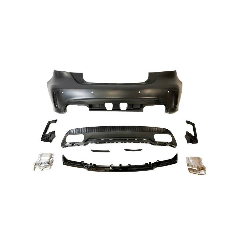 Paragolpes Trasero Mercedes W176 2012-2015 A45 Look AMG