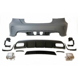 Paragolpes Trasero Mercedes W176 2012-2018 A45 Look AMG Sensores