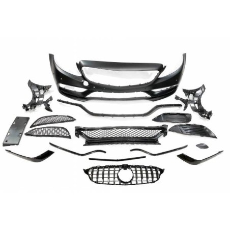 Paragolpes Delantero Mercedes W205 2014-2018 2P / 4P / SW look AMG C63