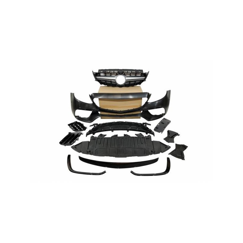 Paragolpes Delantero Mercedes W213 4p 2016-2019 / C238 look AMG E63