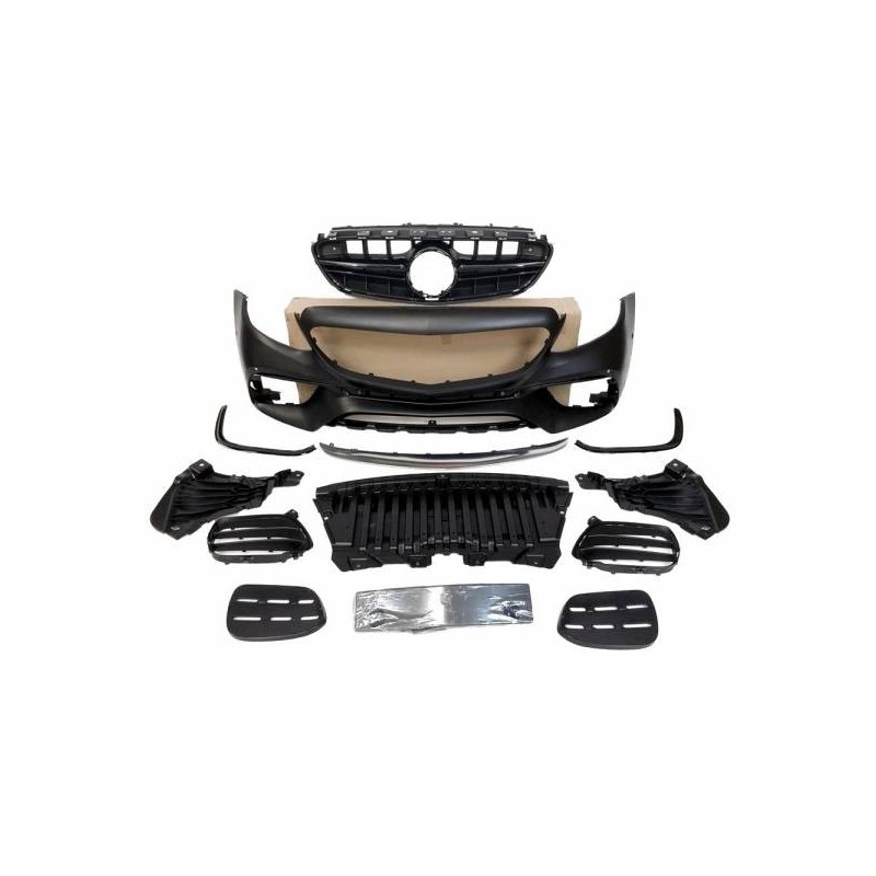 Paragolpes Delantero Mercedes W213 4p 2016-2019 / C238 look AMG E63