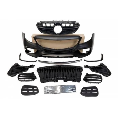 Paragolpes Delantero Mercedes W213 4p 2016-2019 / C238 look AMG E63
