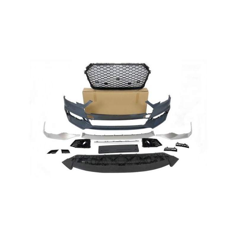 Paragolpes Delantero Audi A4 16-19 B9 Look RS4