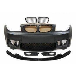 Paragolpes Delantero BMW E82/E88/E87/E81  Look M1 05-11 Spoiler Carbono