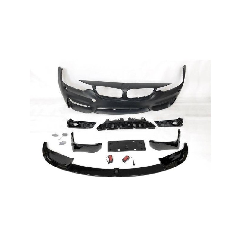 Paragolpes Delantero BMW F32 F33 F36 Look M4 II Lip spoiler