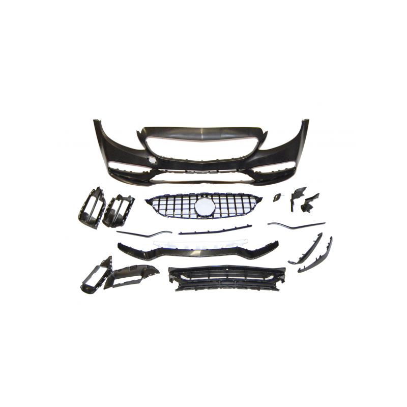 Paragolpes Delantero Mercedes W205 2014-2018 2P / 4P / SW look C63 New