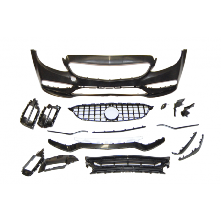 Paragolpes Delantero Mercedes W205 2014-2018 2P / 4P / SW look C63 New