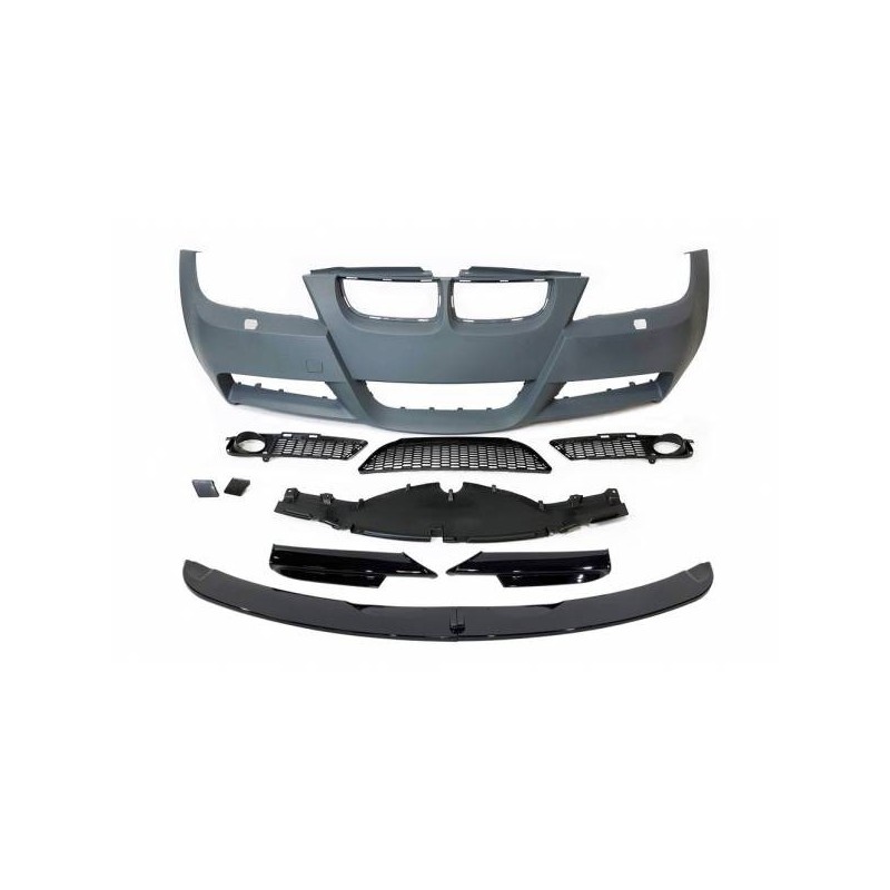 Paragolpes Delantero BMW E90 / E91 05-08 Look M-Tech Spoiler Lavafaros ABS