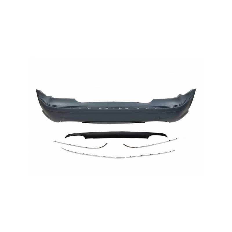 Paragolpes Trasero Mercedes W211 02-09 Plastico