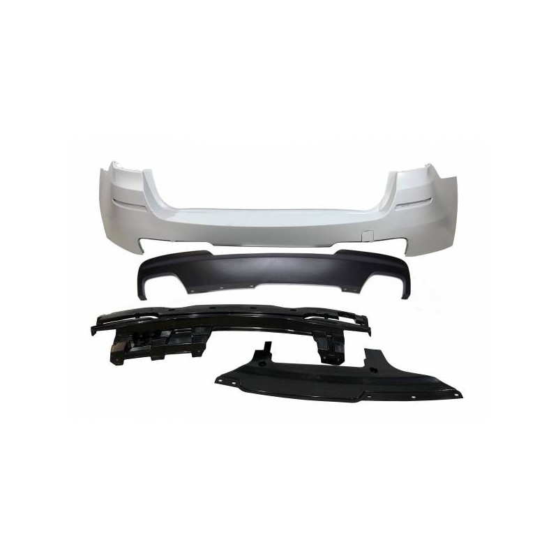 Paragolpes Trasero BMW F11 10-16 Look M-Tech 2 Salida