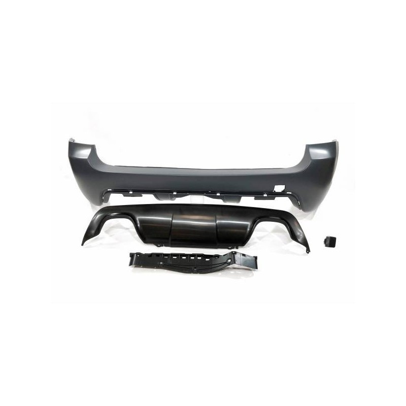 Paragolpes Trasero BMW E61 Look M 2 Salidas ABS