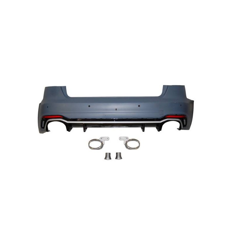 Paragolpes Trasero Audi A4 B9 2016 4 puertas Look RS4