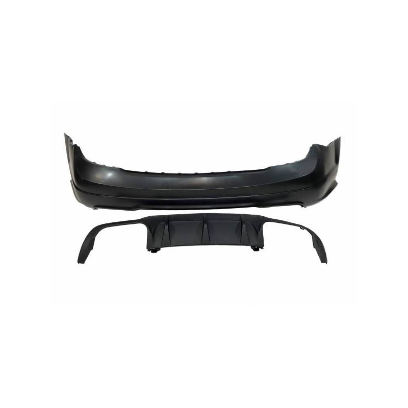 Paragolpes Trasero Mercedes W204 2/4 Puertas Look AMG 11-13