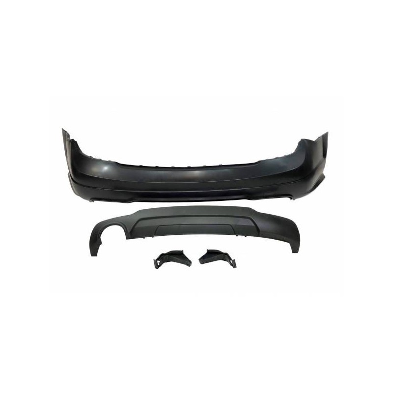 Paragolpes Trasero Mercedes W204 07-13 2-4P 1 Salida Look AMG ABS