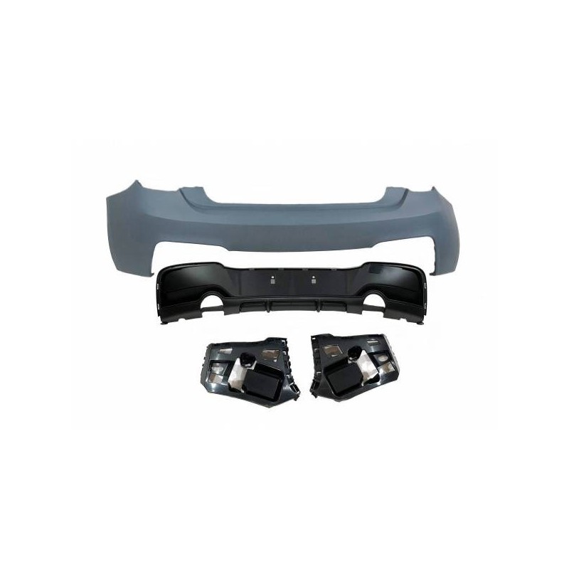 Paragolpes Trasero BMW F20 / F21 3-5P 12-14 Look M Performance 2 Salidas