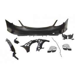 Paragolpes Trasero Mercedes W205 4P 2014-2021 Look C63 New