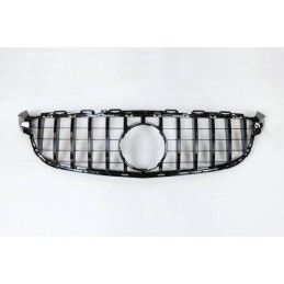 Parrilla Mercedes W205 C63 Look GT Negro Brillante