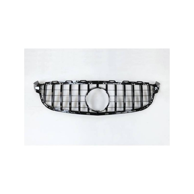 Parrilla Mercedes W205 C63 Look GT Negro Brillante