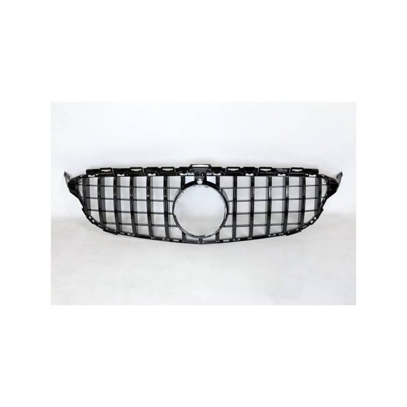 Parrilla Mercedes W205 2015-2018 Full Black Con Cámara