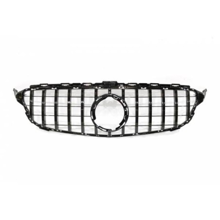 Parrilla Mercedes W205 2019 Look GT Full Black