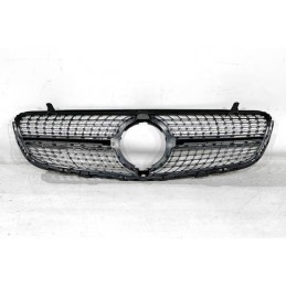 Parrilla Mercedes GLC X253 2015-2019 Diamond Full Black Con Cámara