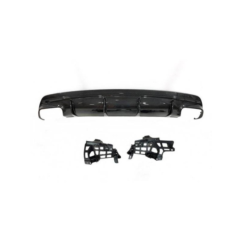 Difusor Trasero Mercedes CLA W117 16-18 4P/SW Look A45 Carbono