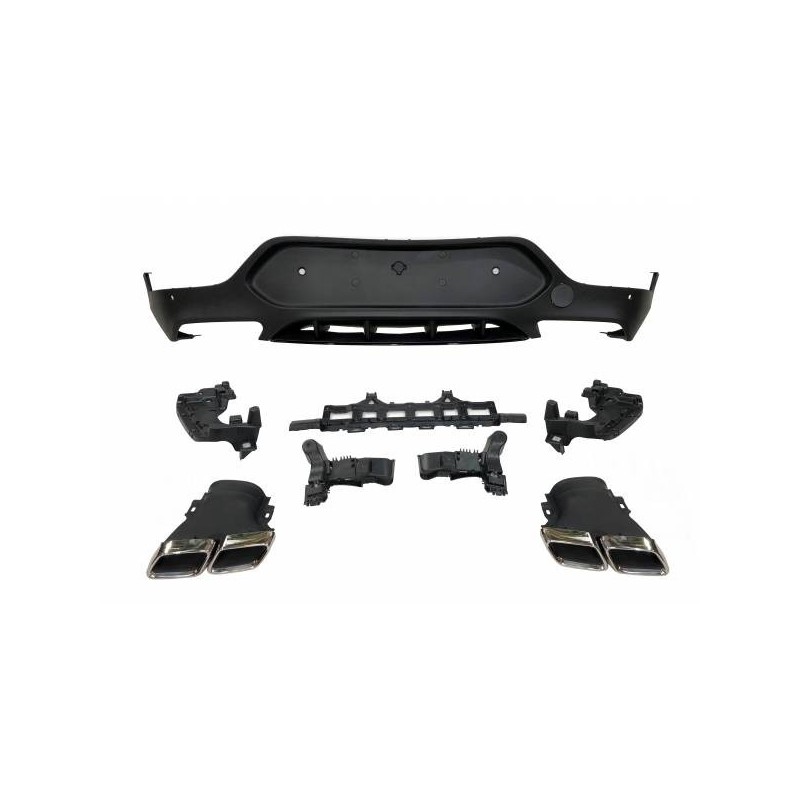 Difusor Trasero Mercedes GLC X253 COUPE 2015-2019 ABS