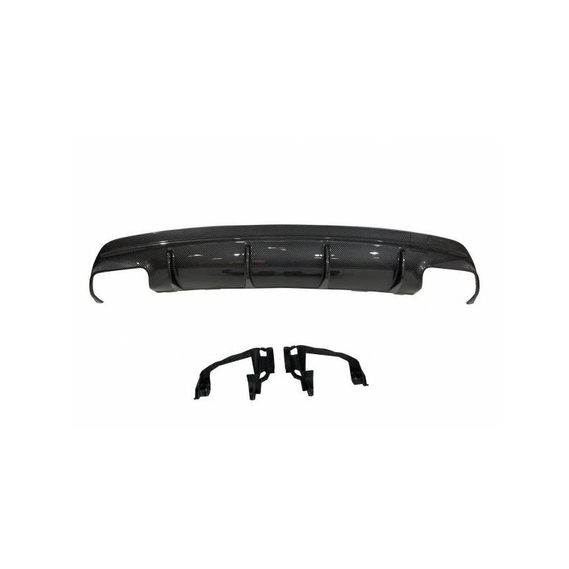 Difusor Trasero Mercedes CLA W117 13-15 4P/SW Look A45 Carbono