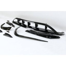 Spoiler Delantero Mercedes W176 16-18 Look AMG A45 Negro Brillante