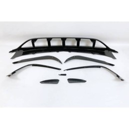Spoiler Delantero Mercedes W176 16-18 Look AMG A45 Negro Brillante