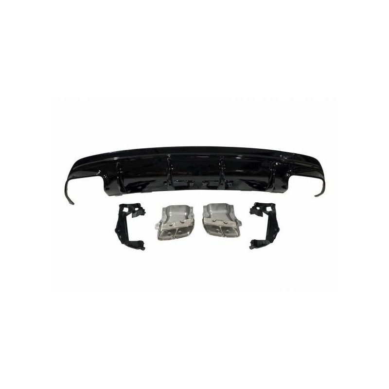 Difusor Trasero Mercedes CLA W117 2013-2015 4D/SW Style Facelift look A45