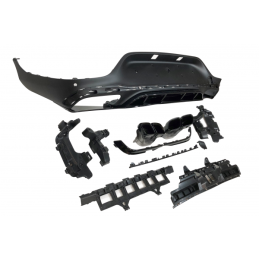 Difusor Trasero Mercedes GLC X253 COUPE 2020+ Black