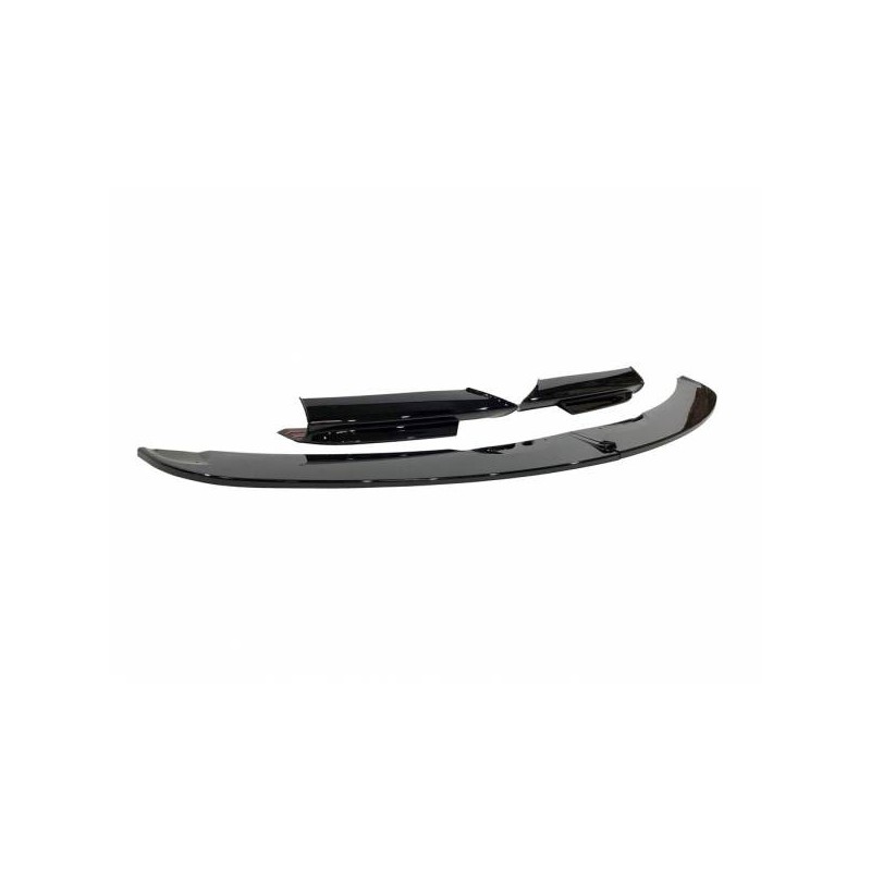 Spoiler Delantero BMW E90 / E91 2005-2008 Look M-Tech Brillante Negro