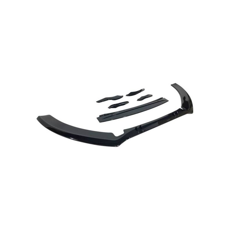 Spoiler Delantero Audi A6 2016-2018 look RS6  Negro Brillante