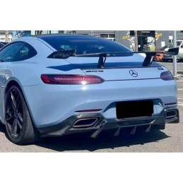 Difusor Trasero Mercedes R190 Coupe Look AMG GT Carbono